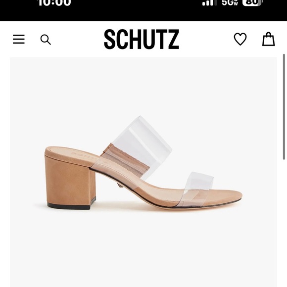 SCHUTZ Tan Mules Sleek Minimalist Design - Picture 7 of 14